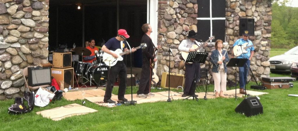 Music Festival Band at the barn