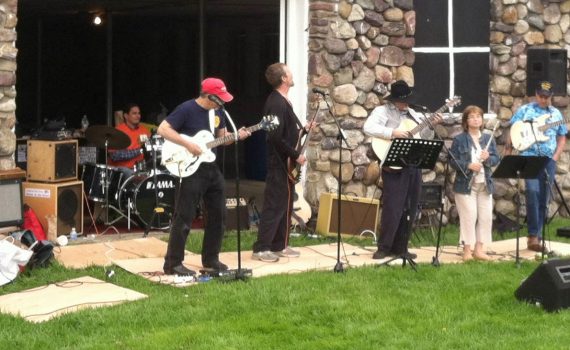 Music Festival Band at the barn