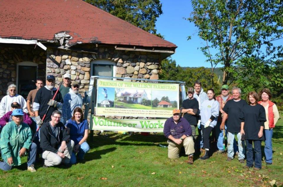 Volunteers at Wallisch Homestead