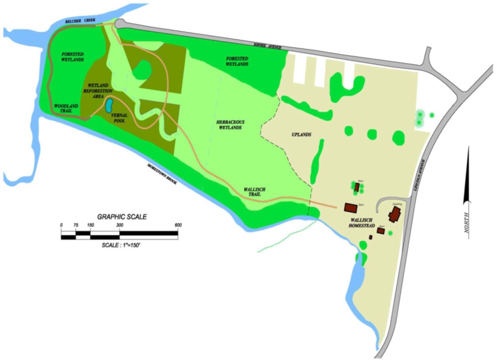 Wallisch Homestead Trails and Aerial Map