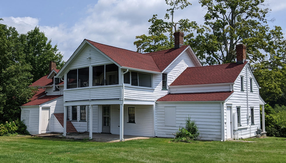 Wallisch Homestead rear of house after restoration