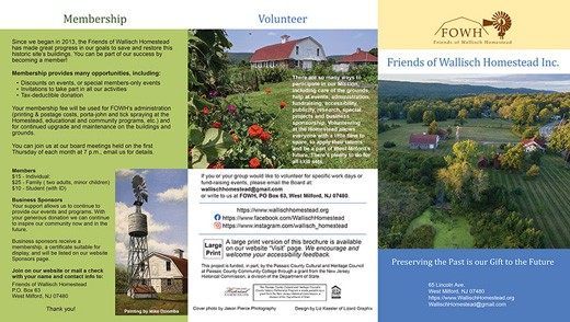 Wallisch Homestead Descriptive Brochure Outside