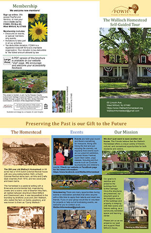 Wallisch Homestead Tour Brochure - Outside