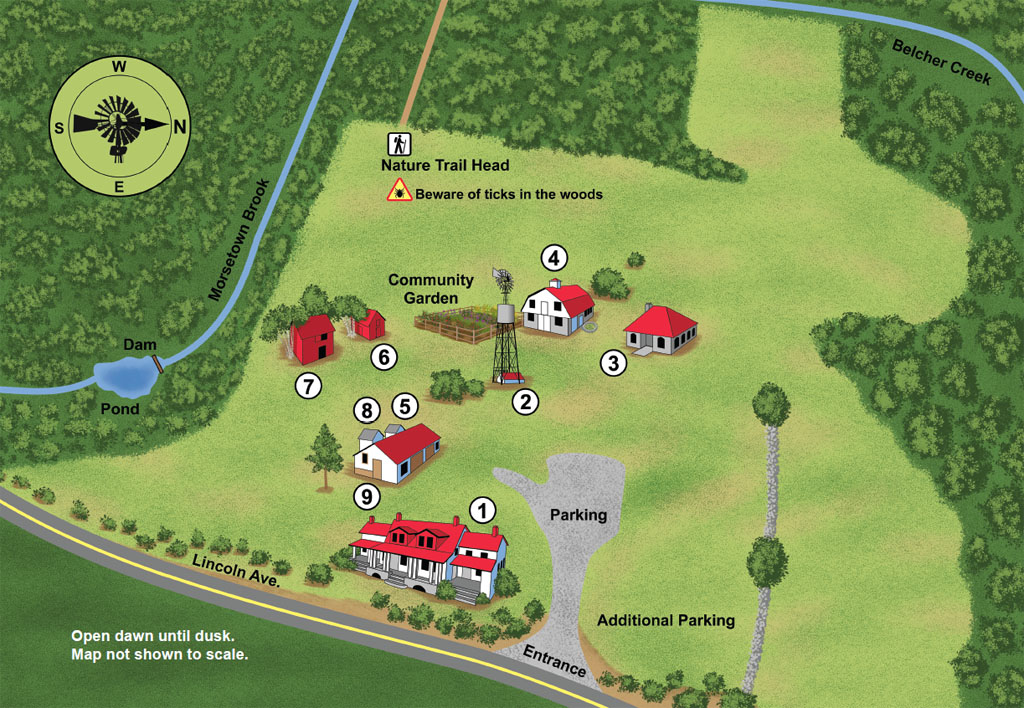 Wallisch Homestead Tour Map